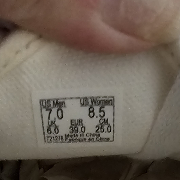 Vans Glitzy Glitter Silver Shine Low Top Classic Lace Up Unisex M-7 W-8.5 ☆ - Picture 7 of 12